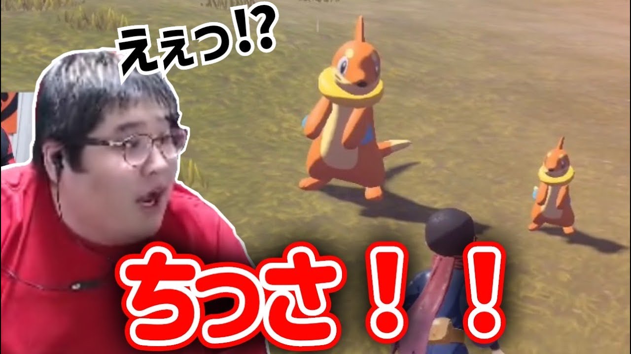 [ポケモン アルセウス]  極小のブイゼルに出会う恭一郎 (2022/02/10)