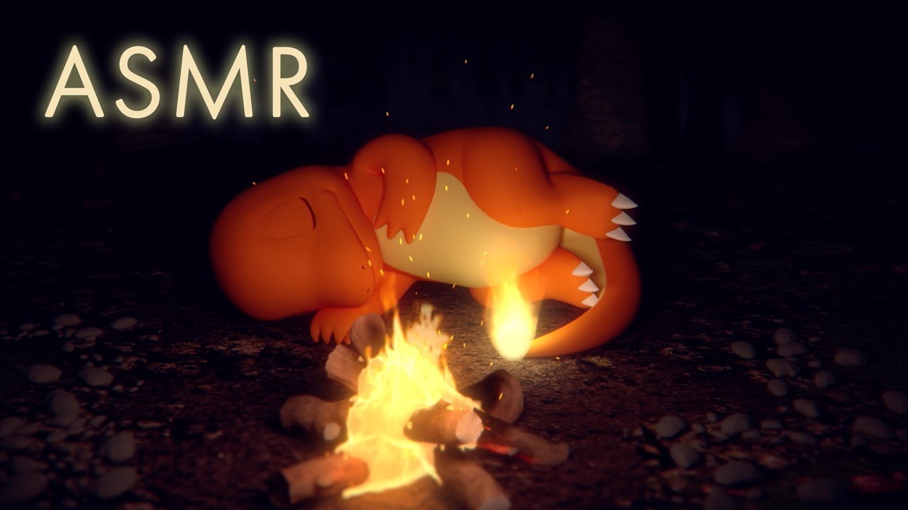 【公式】ASMR・焚き火音 - ヒトカゲといっしょ Charmander's Fireside Slumber