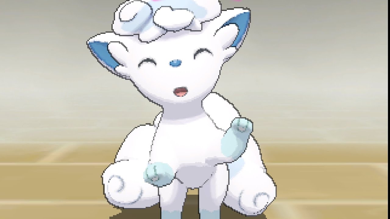 ポケリフレ　ロコン(アローラのすがた)と戯れるだけの動画