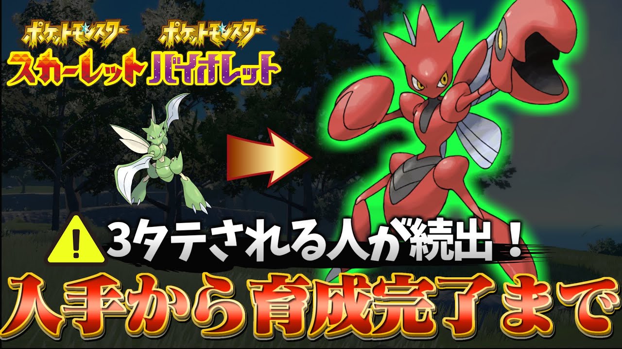 【ハッサム 育成論 ポケモンsv】流行りの〇〇に強い！最強ハッサムの育成論と育成方法！(ポケモンスカーレットバイオレット)