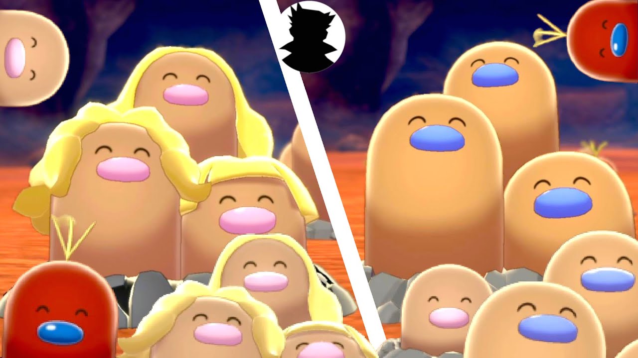 【ポケモンキャンプリサーチ】ディグダ・ダグトリオ（カントー/アローラのすがた）進化系とかわいい色違い