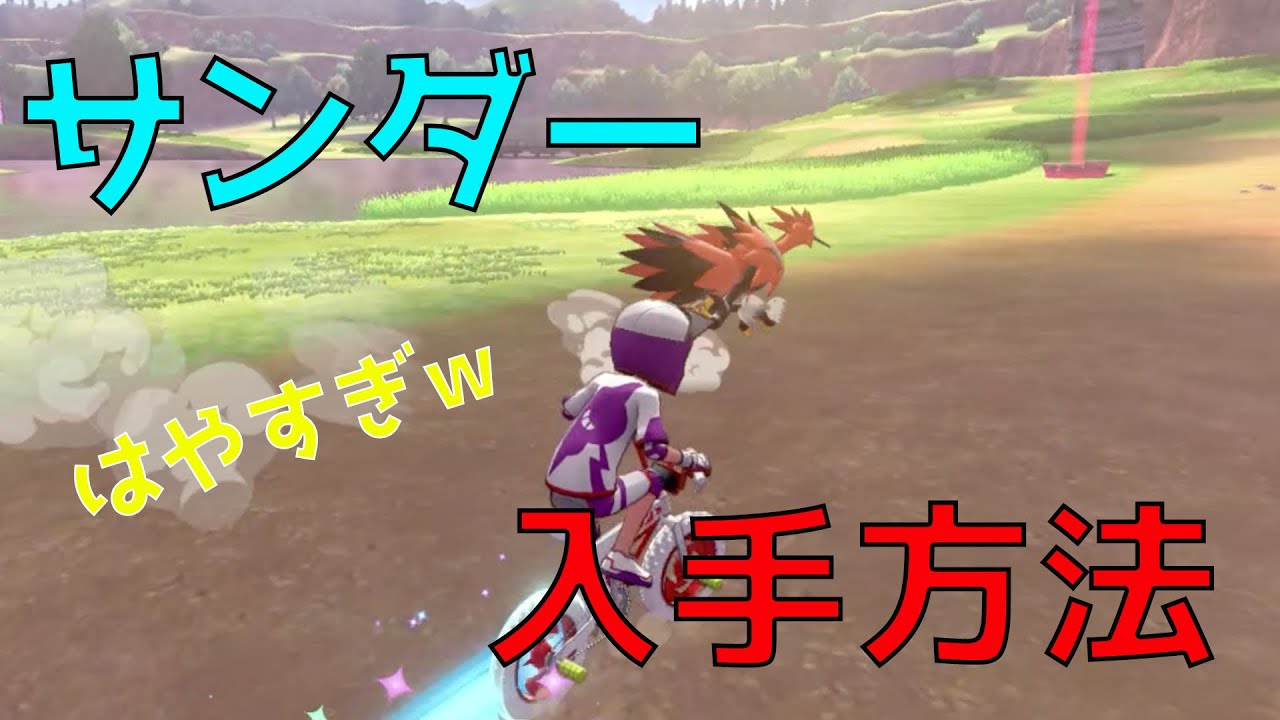 【ポケモン剣盾】ガラルサンダーの入手方法は？？足早すぎるけど簡単に捕まえる方法を解説！【冠の雪原】
