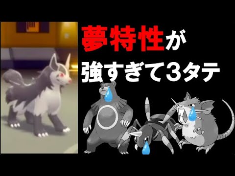 【面白ギミック#3】【マイナーだらけ】夢特性のおかげで最強なグラエナ【ダイパリメイク】【ポケモンBDSP】