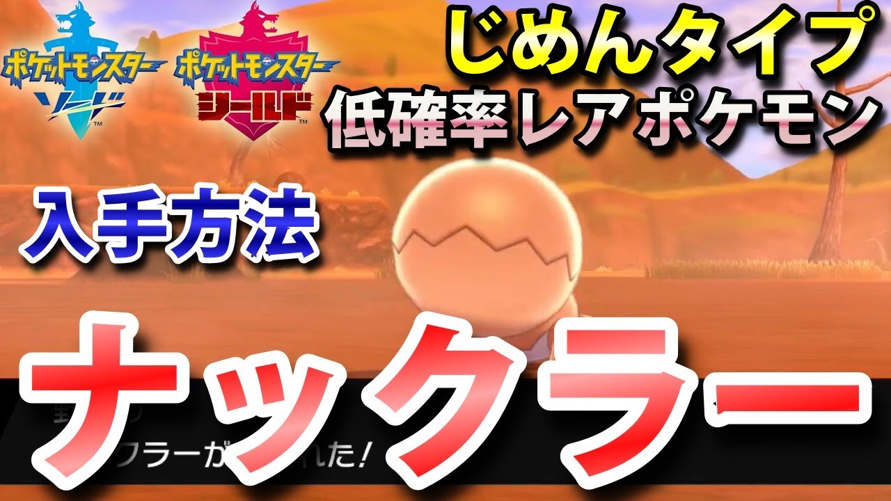 【ポケモン剣盾】『ナックラー』の出現場所・入手方法！（フライゴン進化前）タイプ「じめん」実況解説【ソード・シールド】ニャン速ちゃんねる