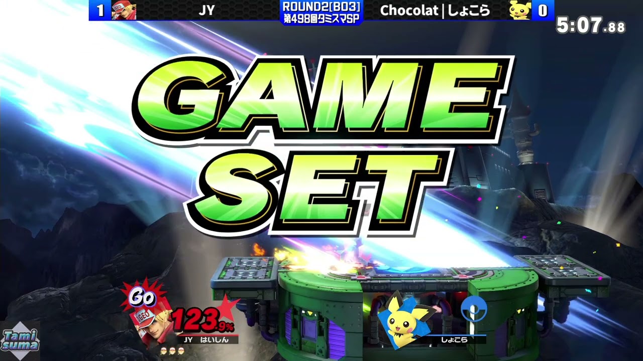 【スマブラSP】タミスマSP498 2回戦 JY(テリー) VS しょこら(ピチュー) - オンライン大会