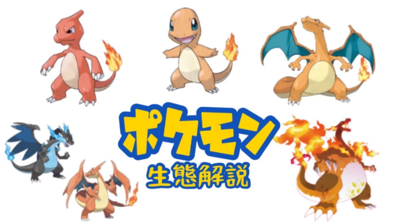 【ポケモン解説】「ヒトカゲ」「リザード」「リザードン」の生態・小ネタ・鳴き声について！