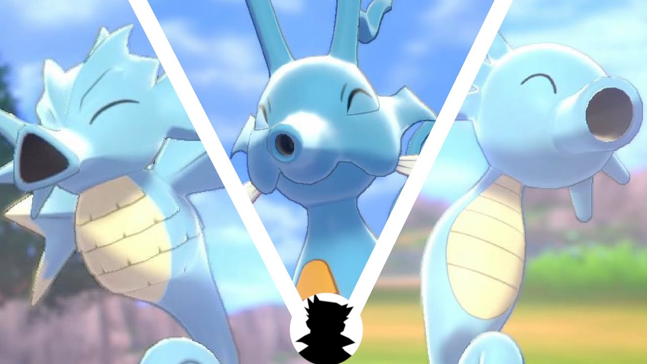 【ポケモンキャンプリサーチ】キングドラ・シードラ・タッツー/進化系とかわいい色違い