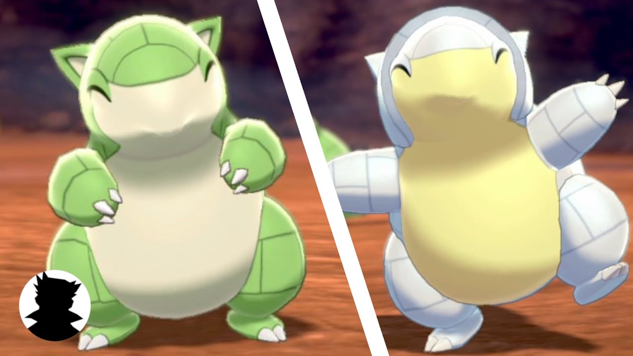 【ポケモンキャンプリサーチ】サンド・サンドパン（カントー/アローラのすがた）進化系とかわいい色違い