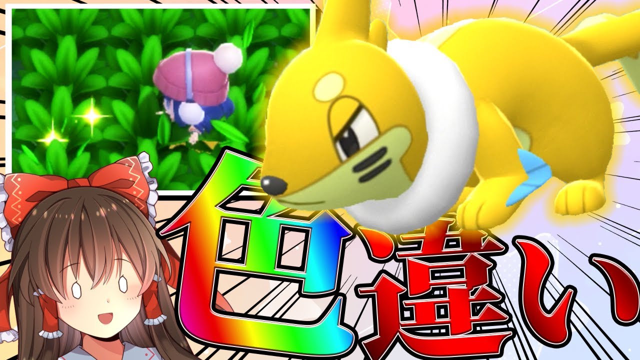 【ポケモンBDSP#1】ポケトレ連鎖で色違いブイゼルをゲットしてみた！！【ゆっくり実況】