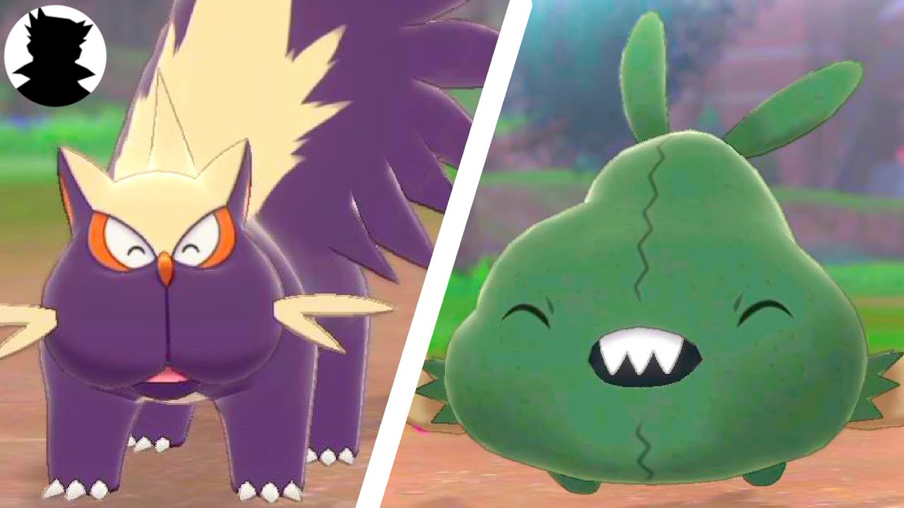 【ポケモンキャンプリサーチ】スカンプー ヤブクロン スカタンク ダストダス 進化系とかわいい色違い