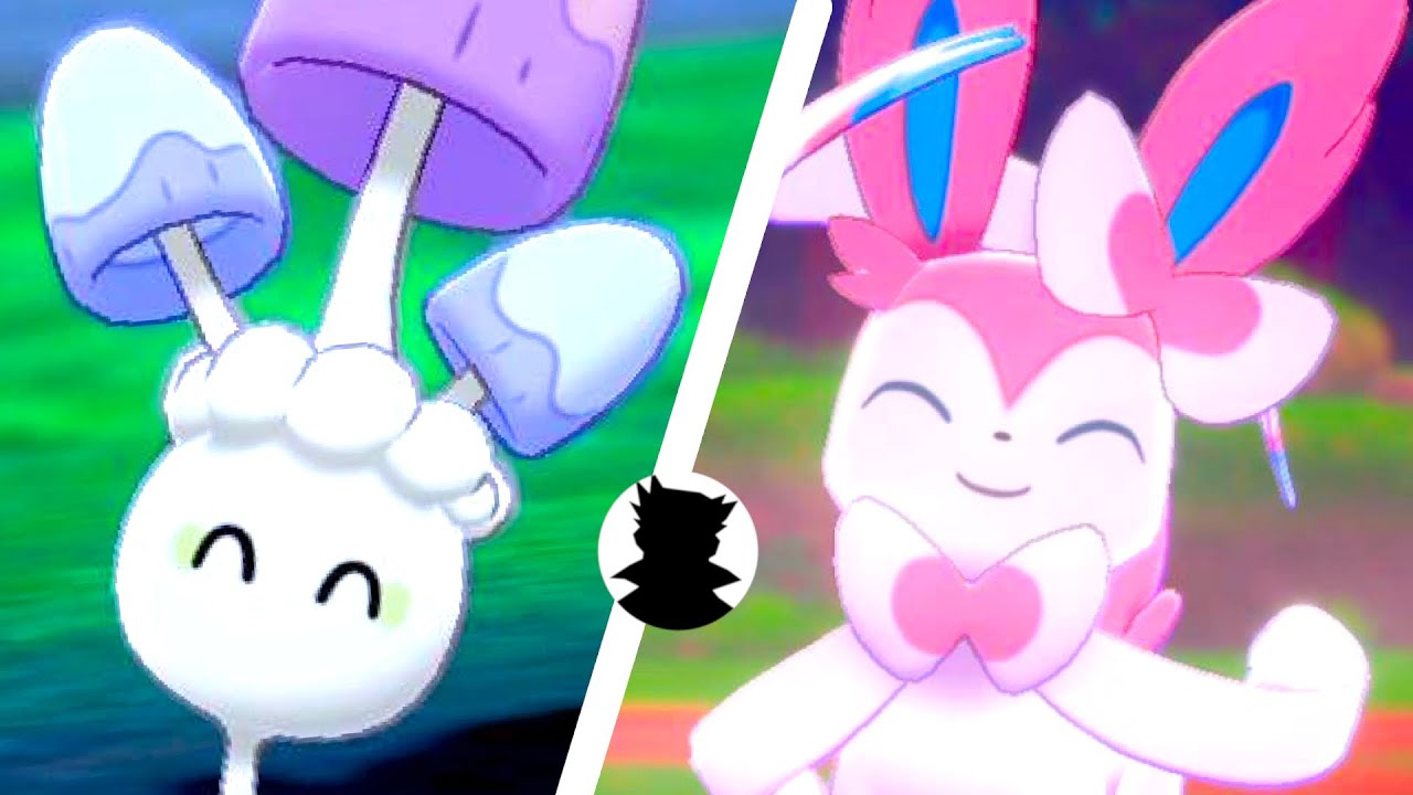 【ポケモンキャンプリサーチ】ニンフィア ネマシュ マシェード 進化系とかわいい色違い