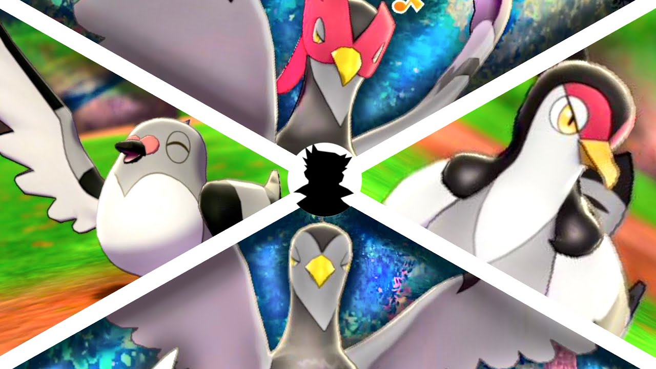 【ポケモンキャンプリサーチ】ケンホロウ ハトーボー マメパト 進化系とかわいい色違い