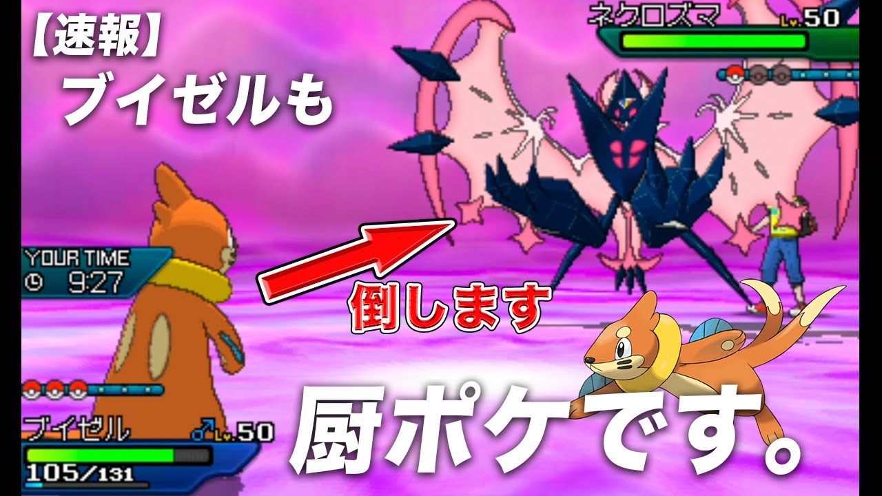 もこう先生、ブイゼルも厨ポケだと俺が証明します。【ポケモンUSUM】