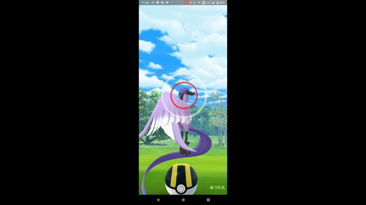 ポケモンGO　ガラルフリーザー捕獲成功　動き方の参考にどうぞ