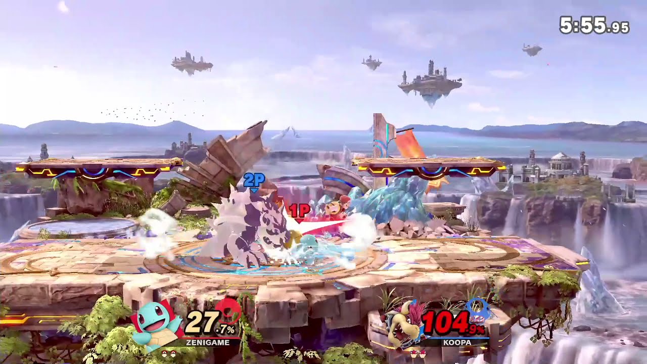 ゼニガメダウン連撃墜【スマブラSP】