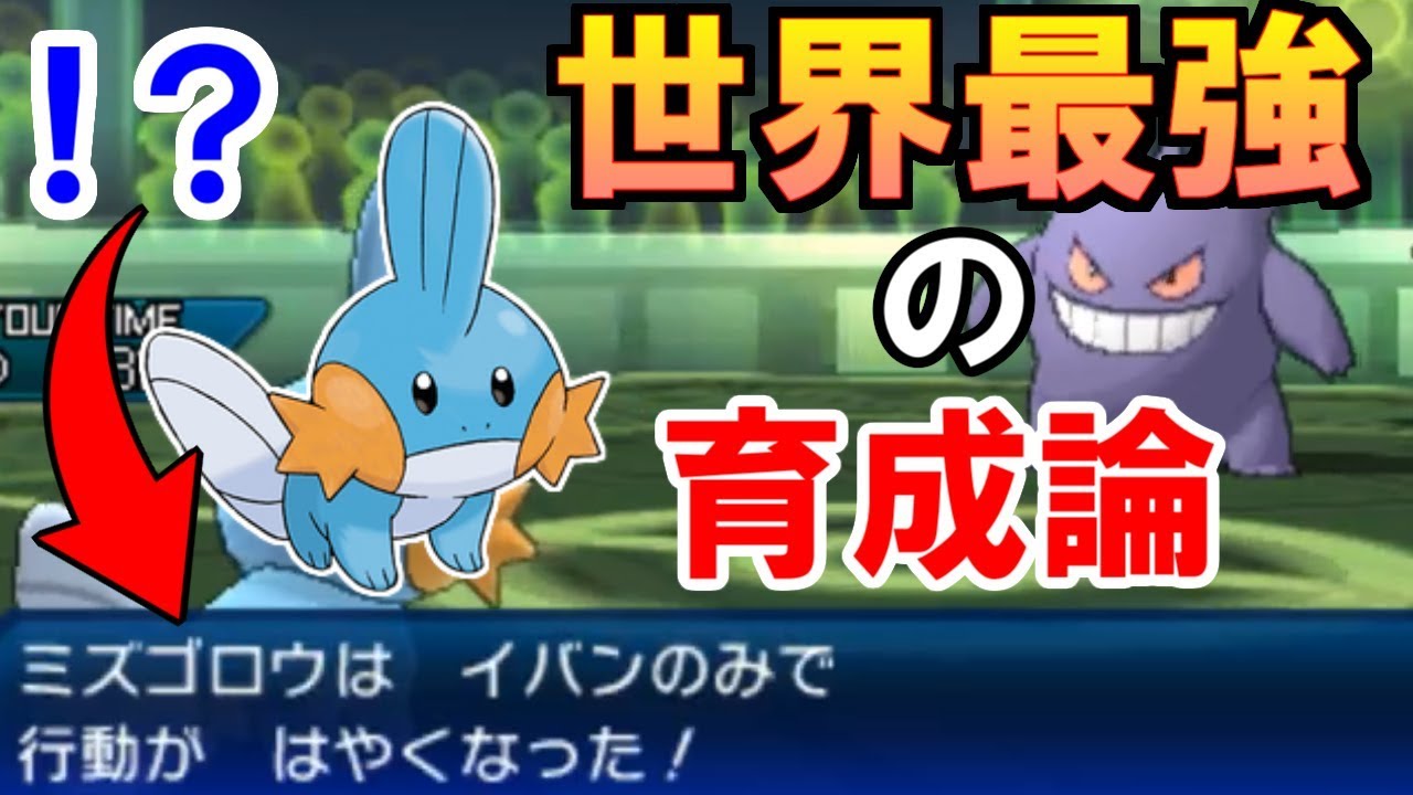【ポケモンUSUM】世界最強「ミズゴロウ」を使い、ガチ対戦環境で無双する。【ウルトラサン・ウルトラムーン】