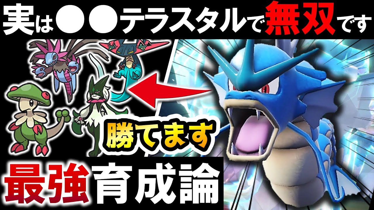 【ポケモンSV】超勝てる『最強ギャラドス』徹底解説‼【スカーレット・バイオレット】