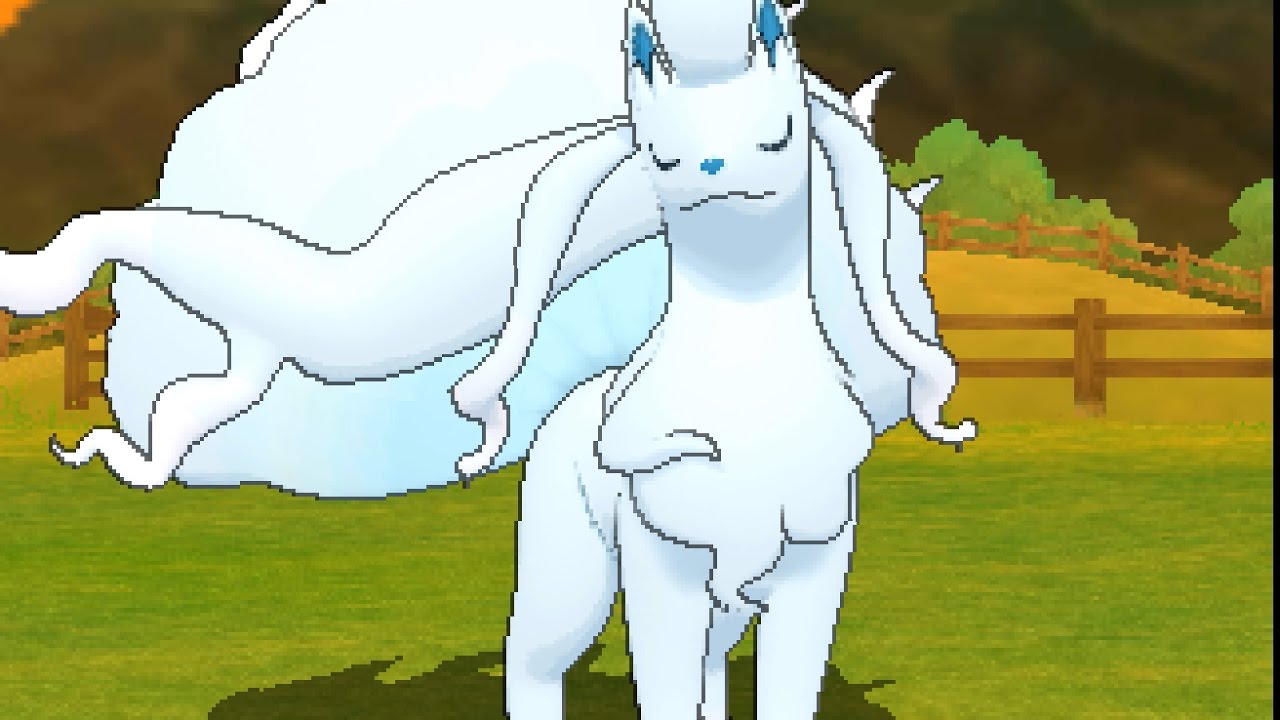 ポケリフレ　キュウコン(アローラのすがた)と戯れるだけの動画