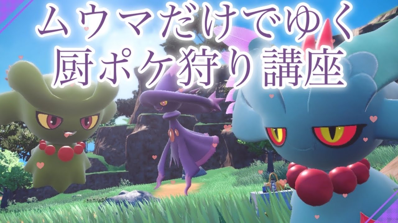 ムウマだけでゆく厨ポケ狩り講座