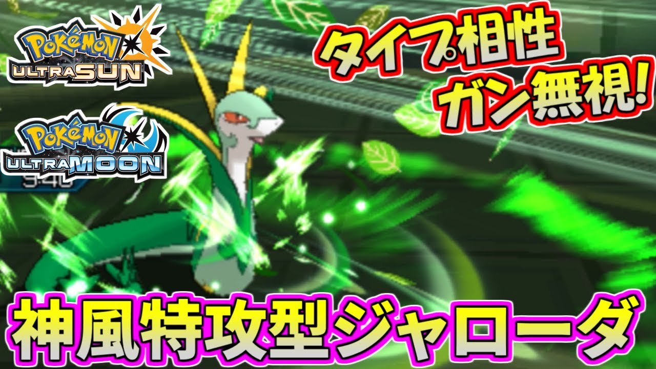 【ポケモンUSUM】タイプ相性すら無視するジャローダの超スペック！【ウルトラサン/ウルトラムーン】