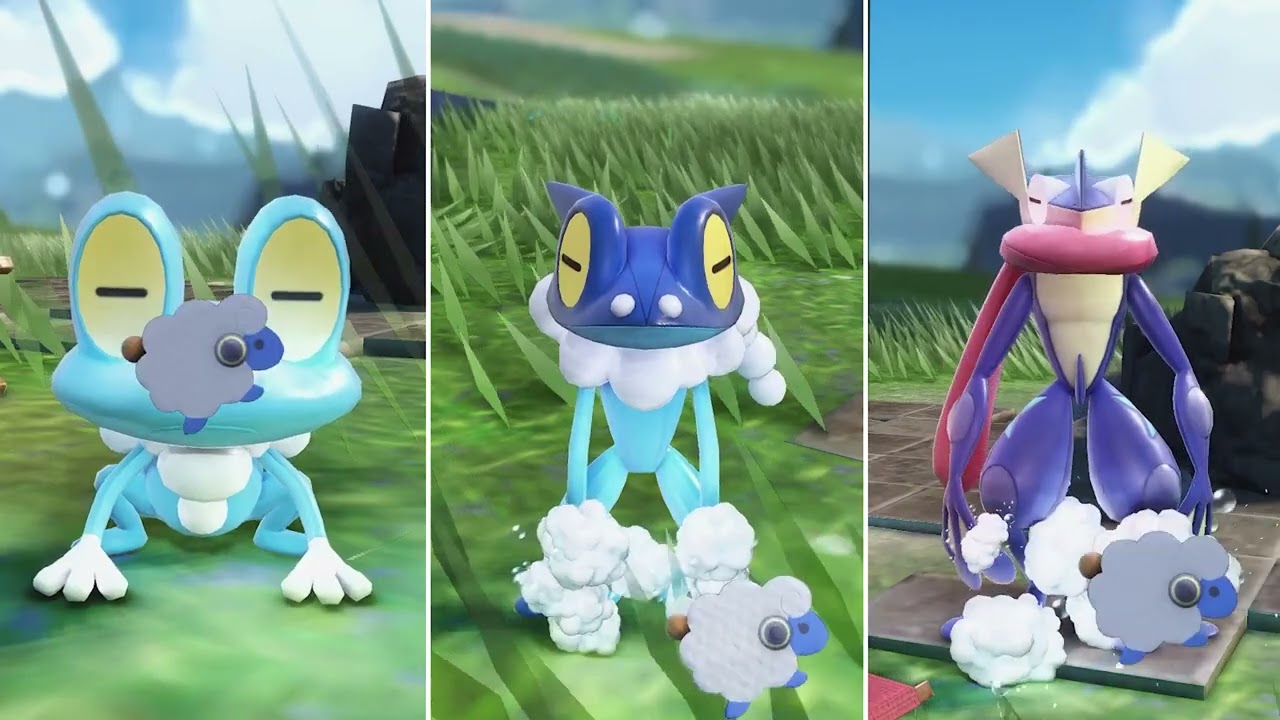 カロス御三家の連れ歩き 反応まとめ ゲッコウガなど【ポケモンSV】スカーレット・バイオレット