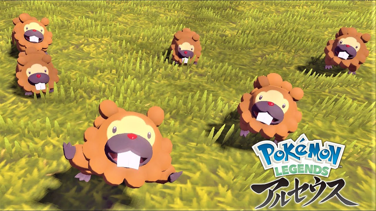 ビッパ６匹を愛でるだけの動画【ポケモンレジェンズアルセウス】