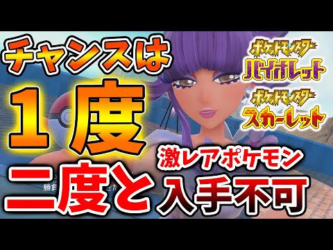 【ポケモンSV】超希少！知らないと後悔する二度と入手不可の限定ポケモン【スカーレット/バイオレット/攻略/実況/アプデ/パルデア/内定ポケモン/個体値/努力値/厳選//ニャイキング/ガラルニャース