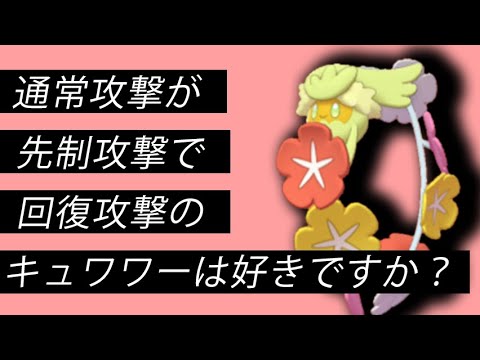マッハ2でKissをして相手の顎関節を破壊するポケモン、キュワワー。【ポケモン剣盾】