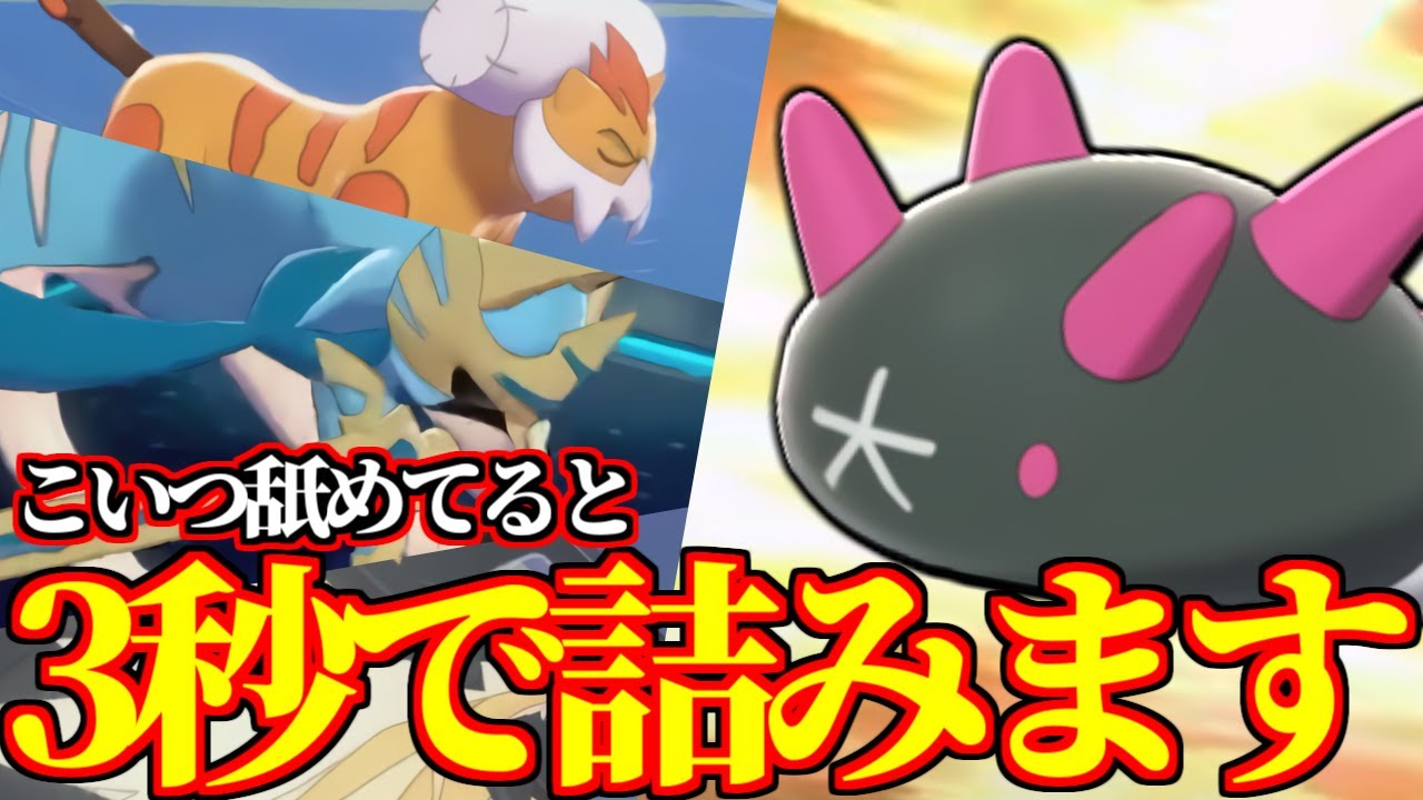 ※このポケモン対策してないと”絶対に倒せません” とある理由で密かに注目され始めてる 『ナマコブシ』の強い理由教えます!!【ポケモン剣盾】