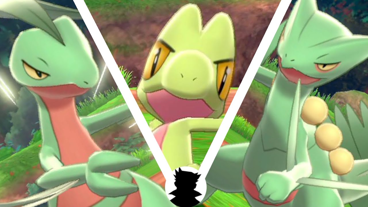 【ポケモンキャンプリサーチ】ジュカイン ジュプトル キモリの進化系とかわいい色違い