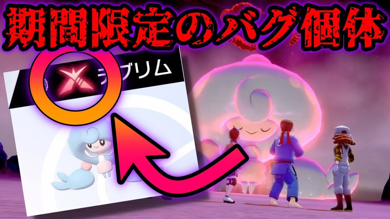 【激レア】バグ個体？キョダイマックスマークのついたテブリムが登場！捕まえたらガチでヤバすぎた！！【冠の雪原/ポケモン剣盾有料DLC】