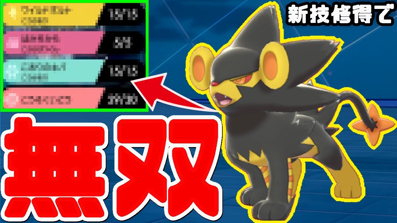 俺だけが使ってる最強の”超速全抜き型”『レントラー』を紹介します【ポケモン剣盾】