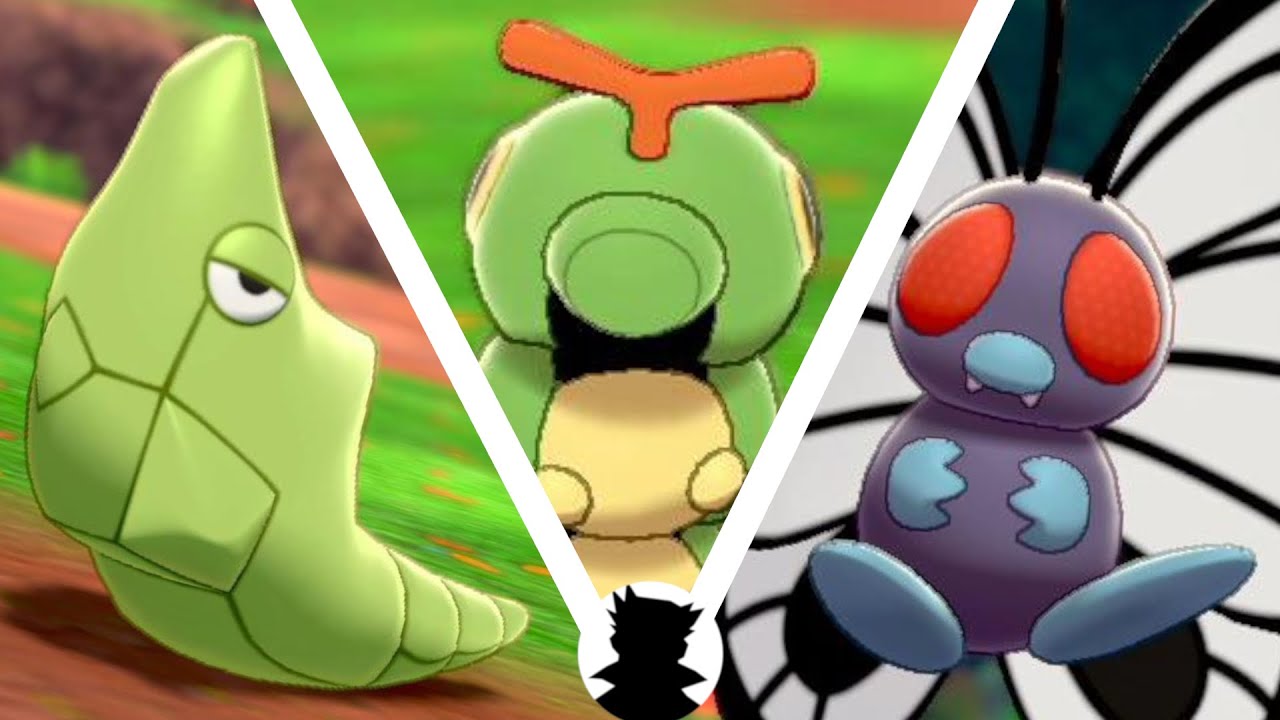 【ポケモンキャンプリサーチ】キャタピー・トランセル・バタフリー/進化系とかわいい色違い