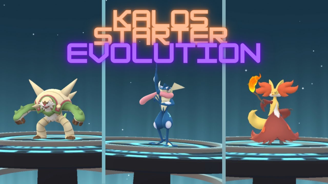 【ポケモンGO】カロス御三家進化！/Kalos Starter Evolution