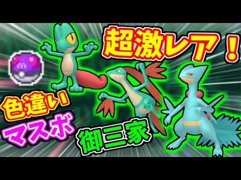 【超激レア】色違いキモリ、ジュプトル、ジュカインのマスターボール入りが欲しい！！