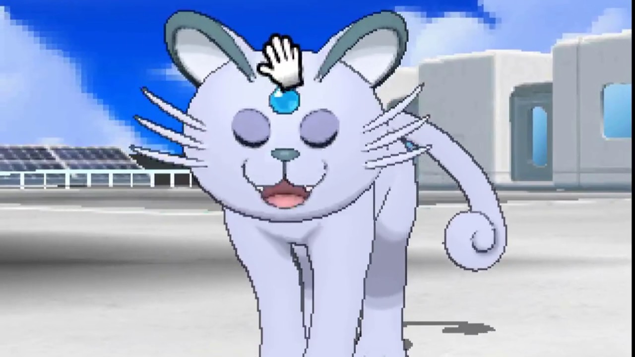 ポケリフレ　ペルシアン（アローラのすがた）と戯れるだけの動画