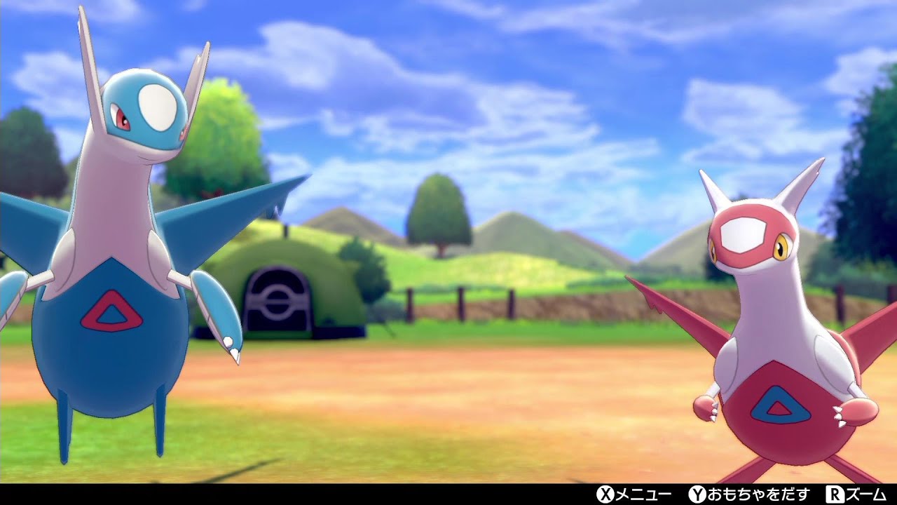 ラティオス・ラティアスとポケモンキャンプで戯れます【ポケモン剣盾/ソードシールド/　冠の雪原】