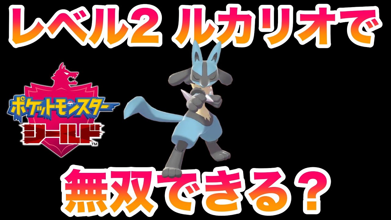 【神回】レベル2 ルカリオでストーリーは無双できる？史上最高の新記録を樹立？！【ポケモン剣盾/冠の雪原/DLC】