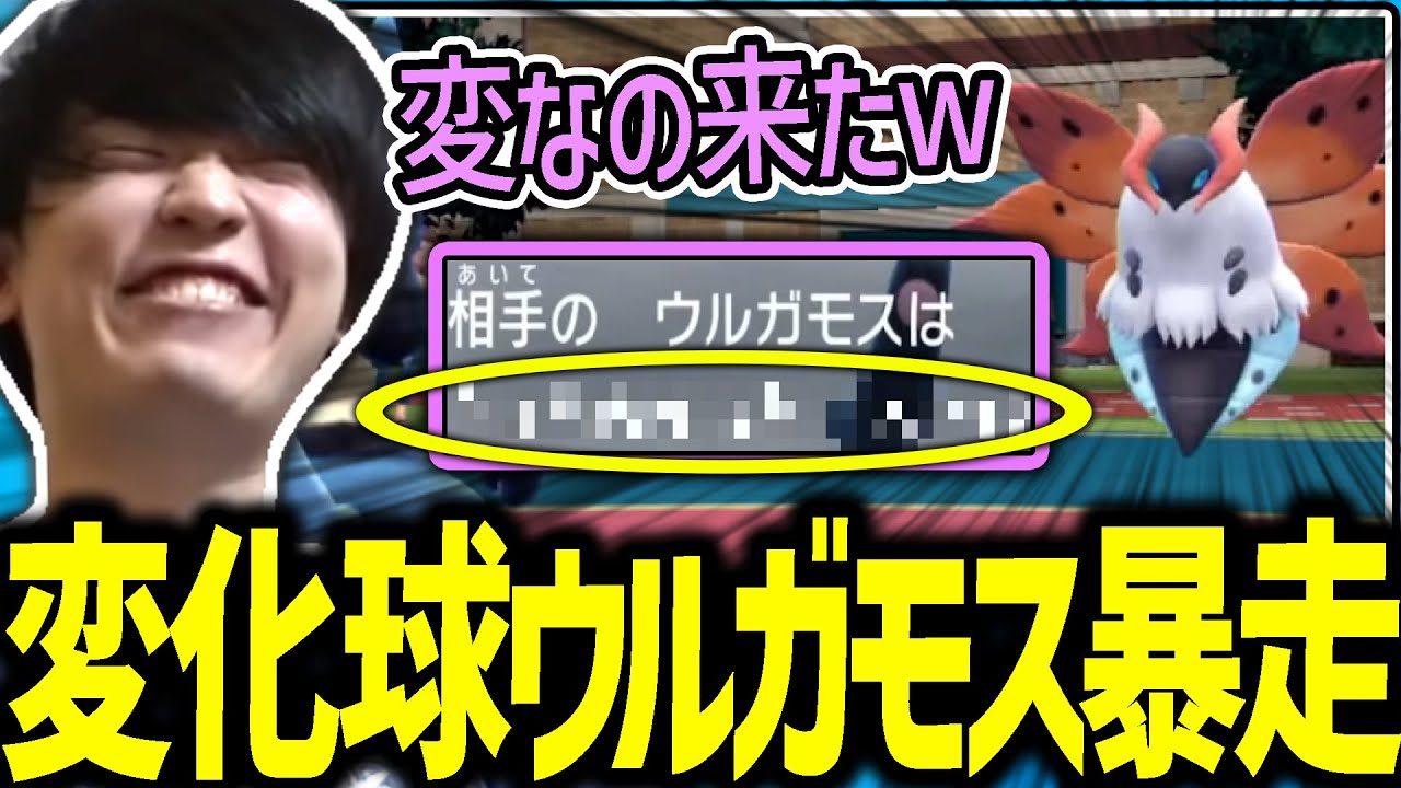 【SV】変な型のウルガモスに遭遇し、やりたい放題されるライバロリ【ポケモンスカーレットバイオレット】