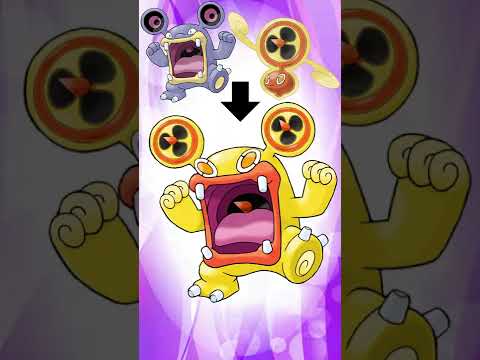 ロトムにドゴーム足してかわいい合成ポケモン作る