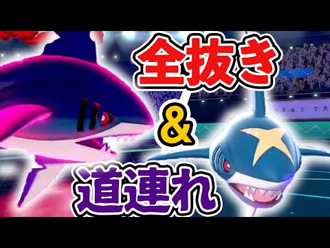 正直ナメてた……『道連れ&珠サメハダー』が1体で試合を決めまくり！【ポケモン剣盾/鎧の孤島】