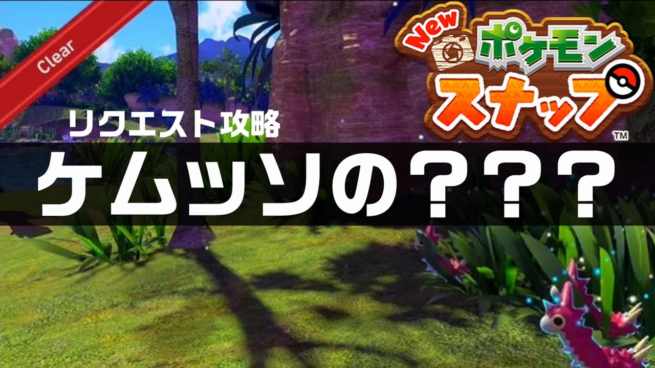 ケムッソの？？？【Newポケモンスナップ・リクエスト攻略】
