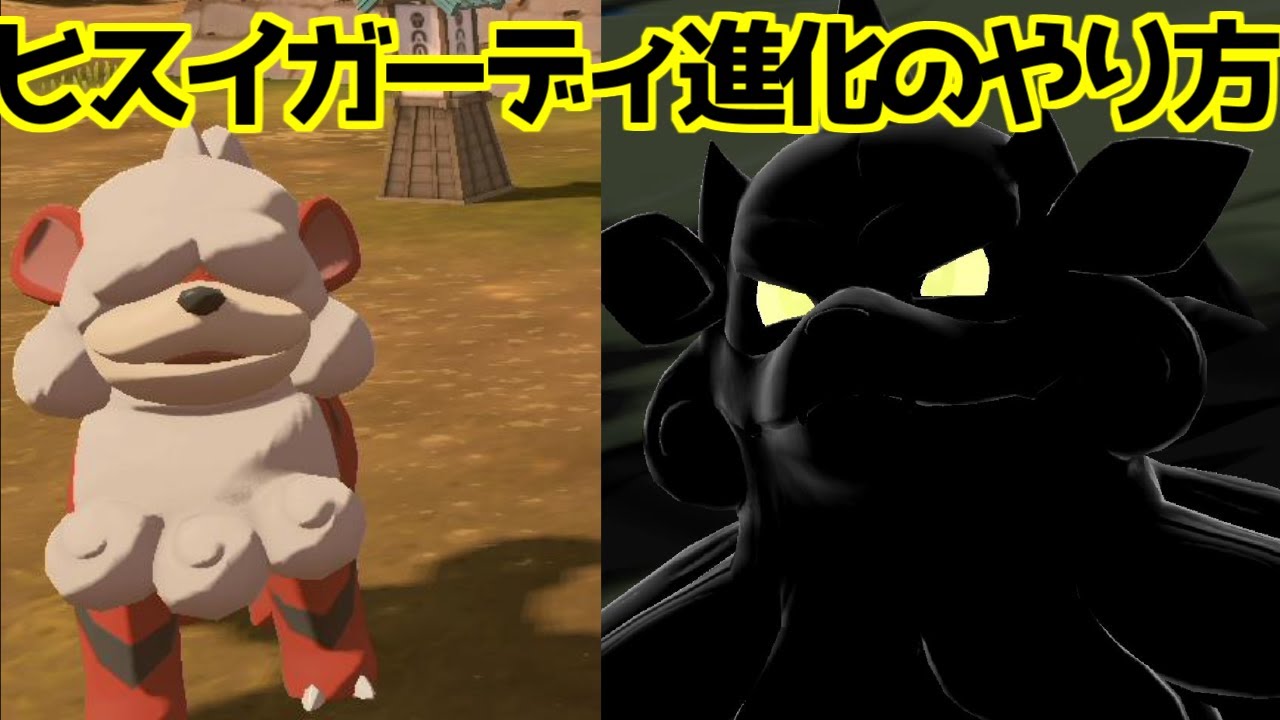 ヒスイ ガーディ ヒスイ ウインディ 出現場所 入手方法 進化方法 攻略【Pokémon LEGENDS アルセウス ポケモン レジェンズ アルセウス】