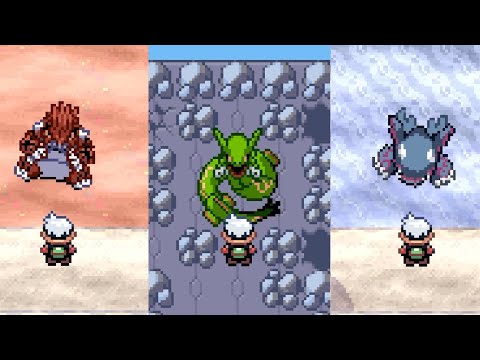 グラードン・カイオーガ・レックウザ捕獲【エメラルド/ポケモン】