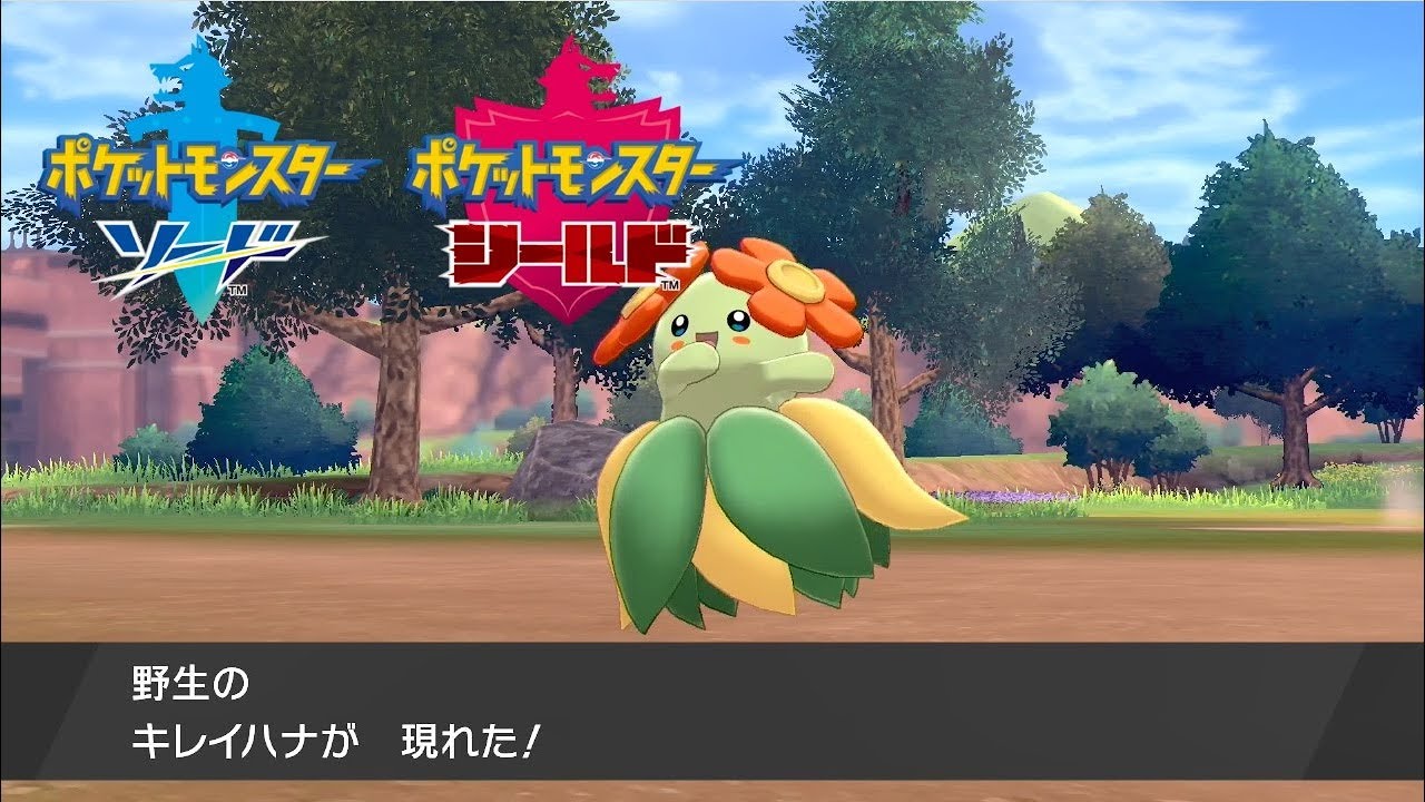 【ポケモン剣盾】野生のキレイハナを捕獲 出現場所【ポケモンソードシールド】