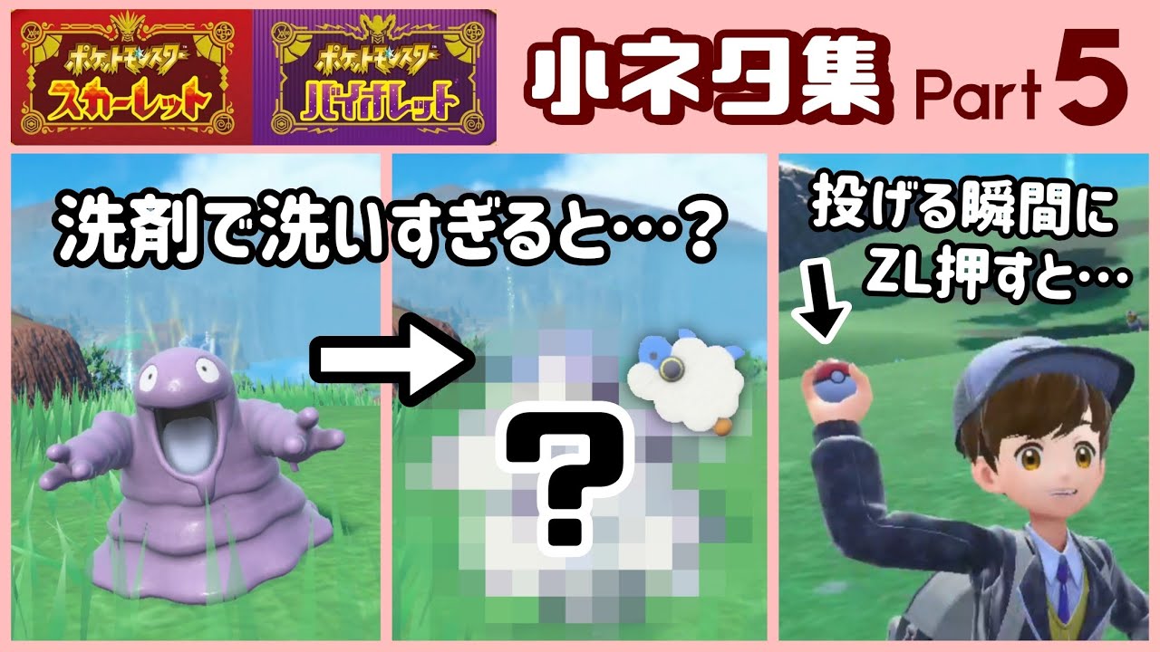 【ポケモンSV】ベトベターを洗剤で洗いすぎると可哀想な事に……ゲームに隠れた細かすぎる小ネタ集５【ポケットモンスター スカーレット・バイオレット】@レウンGameTV