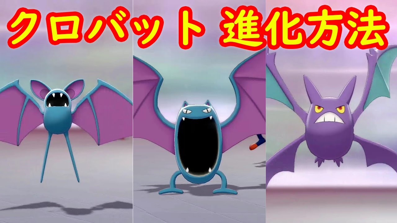 【ゴルバット → クロバット】進化方法 攻略【冠の雪原 ポケモン剣盾DLC】