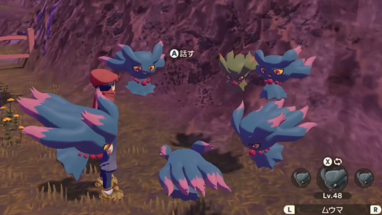 ムウマたのしそう