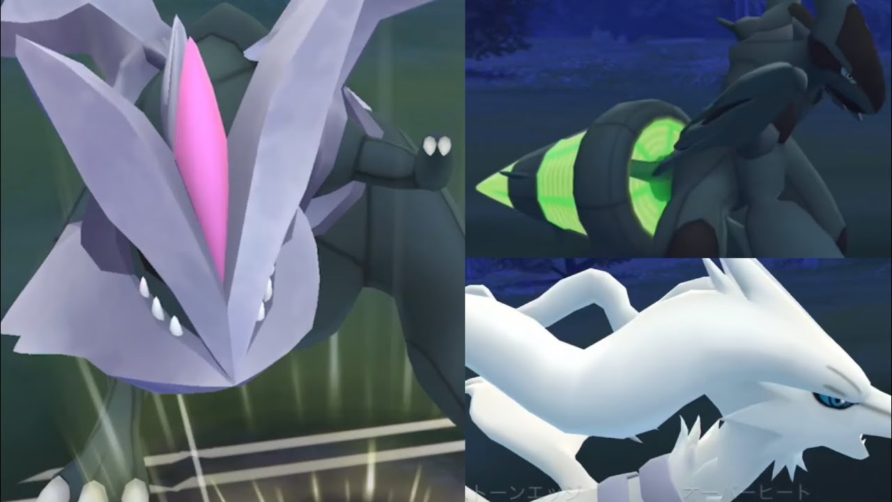 【ポケモンGO】奇跡を起こせるか！？火力バツグンのキュレムと優秀なゼクロムとレシラムパーティーで大暴れ・・！【Shiny Kyurem・Reshiram・Zekrom・色違いポケモン】