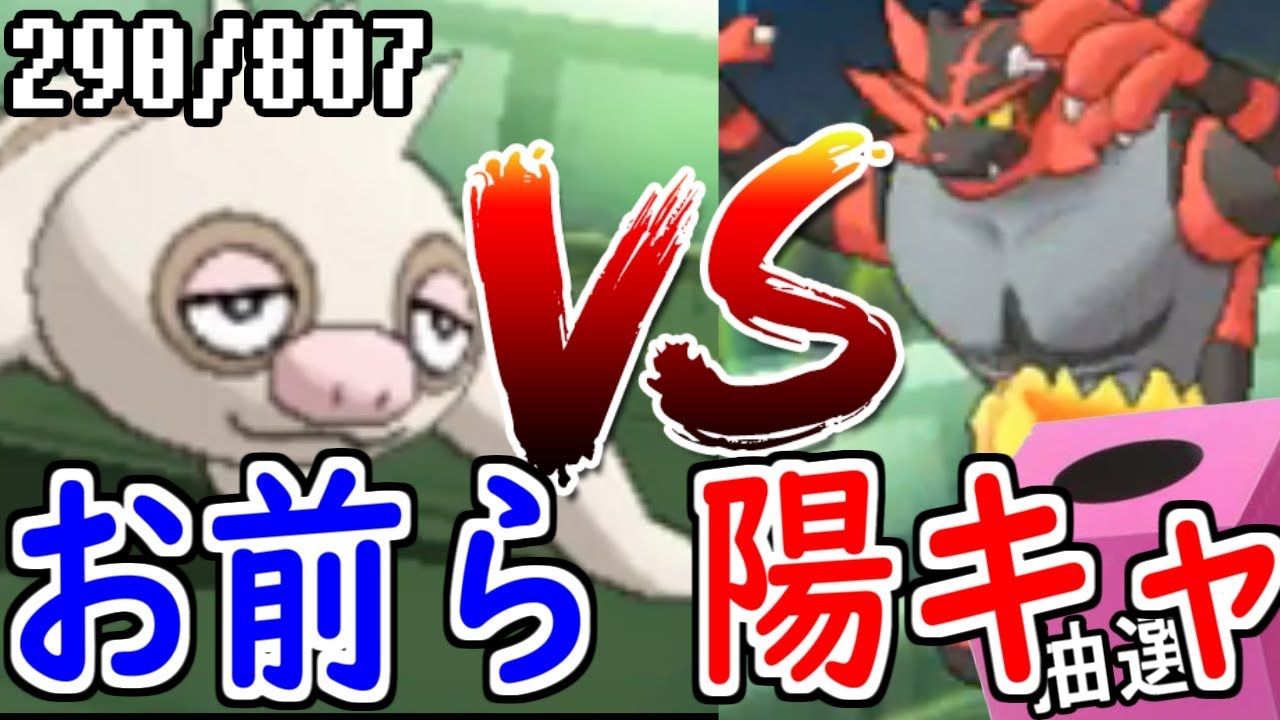 まるで"お前ら"なナマケロが陽キャをフルボッコにした瞬間　807匹の中から抽選でひいたポケモンでパーティを組んでみた #35【ポケモンUSUM】